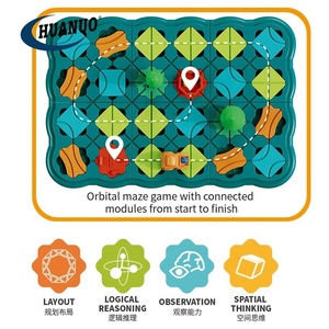 HUANUO gioco da tavolo educativo intelligente <span class=keywords><strong>logica</strong></span> 38 pz Road break through costruire un gioco <span class=keywords><strong>di</strong></span> pista puzzle <span class=keywords><strong>rompicapo</strong></span> per bambini - Product Image 5