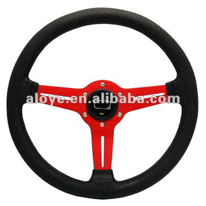 <span class=keywords><strong>Interface</strong></span> de contrôle de véhicule haute performance de <span class=keywords><strong>volant</strong></span> de voiture de course en PU de 340mm - Product Image 1
