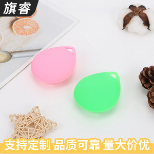 Scalp Massage Silicone Brush Water Droplet Design Wet Dry Use Hair Care Tool - Product Image 4