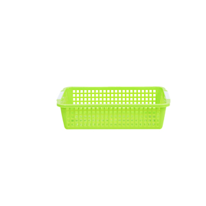 Vi Hung Plastic Engraved Vintage Rectangular PP Food-Safe Storage <b>Basket</b> with 301-400ml Capacity for <b>Kitchen</b> Use Made in Vietnam - Product Image 5