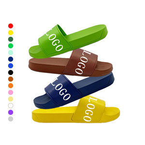 Bán Buôn Giá Rẻ PVC Đồng Bằng <span class=keywords><strong>Slide</strong></span> Phụ Nữ Màu Đen Thể Thao Người Đàn Ông Thoải Mái Sandal Biểu Tượng Tùy Chỉnh Thiết Kế Mới 2024 Dép Trong Vật Liệu Tốt Nhất - Product Image 1