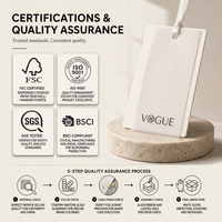 Étiquette de logo ronde de vêtement de luxe de balançoire spéciale de papier respectueux de l'environnement personnalisé
