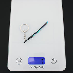 Llavero <span class=keywords><strong>Cyberpunk</strong></span> <span class=keywords><strong>2077</strong></span> Katana Espada de Metal Colección Colorida Colgante Videojuego Animación <span class=keywords><strong>Cyberpunk</strong></span> - Product Image 3