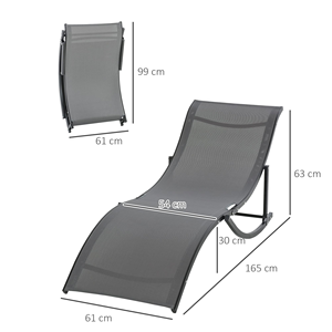 Sillas de Jardín de Aluminio de Diseño Moderno, <span class=keywords><strong>Tumbonas</strong></span> <span class=keywords><strong>Plegables</strong></span> Reclinables para Exteriores, Piscina, <span class=keywords><strong>Terraza</strong></span>, Hotel, Parque y Sala de Estar - Product Image 5
