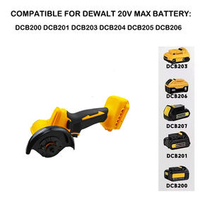 Mini Borstelhaakse Slijper 3 Inch Draadloze Polijstmachine Snijmolen + 2 Snijschijven Fit / 18V - Product Image 6