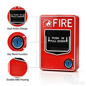 <span class=keywords><strong>Pulsador</strong></span> Manual <span class=keywords><strong>de</strong></span> <span class=keywords><strong>Alarma</strong></span> <span class=keywords><strong>de</strong></span> Incendio DC12V 24V ABS Rojo, Punto <span class=keywords><strong>de</strong></span> Llamada <span class=keywords><strong>de</strong></span> Emergencia con Botón <span class=keywords><strong>de</strong></span> Rotura <span class=keywords><strong>de</strong></span> Cristal - Product Image 5
