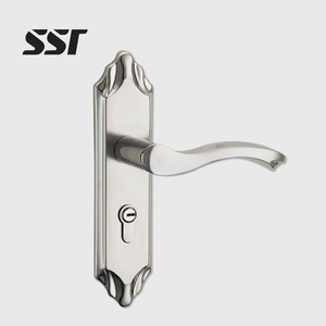 Juego Completo de Cerraduras de Puerta de Acero Inoxidable Duraderas para Dormitorio, Baño, Hotel - Diseño Moderno, Fácil Instalación, 1 Año de Garantía - Product Image 1