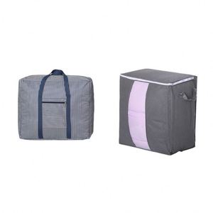 Large Capacity Eco Friendly Foldable Zipper Transparent, Window Organizing Bedroom Closet Home <b>Storage</b> Boxes - Product Image 4