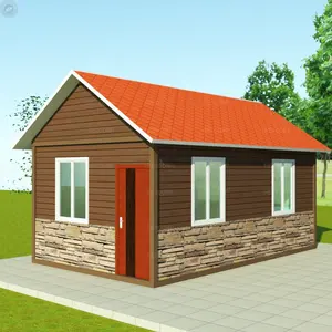 18平方米低成本木制预制小房子工作室小别墅家庭预制小屋出售