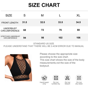 Oferta Especial: Bralette de Malla <span class=keywords><strong>con</strong></span> Espalda Estilizada, Transparente, Acanalado, <span class=keywords><strong>con</strong></span> Diseño de Diamantes, Top Corto, Camisola Sexy <span class=keywords><strong>con</strong></span> Escote en V Profundo, <span class=keywords><strong>Sujetador</strong></span> tipo Camiseta para Mujer - Product Image 6