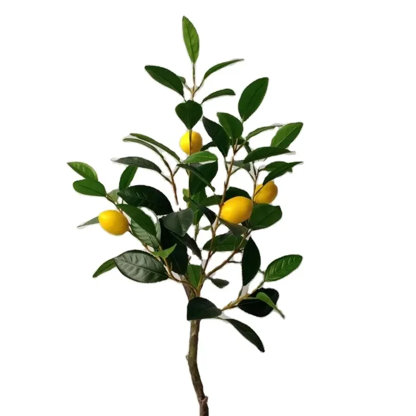 EG-J068 yeni varış simülasyon bitki ağaçları kapalı dekor yapay limon ağacı yapay yeşil bitkiler
