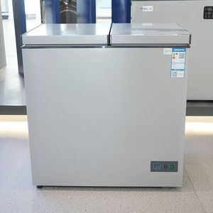 Congelatore a basso rumore industriale Congelatori a casseforti Inverter <span class=keywords><strong>doppia</strong></span> <span class=keywords><strong>porta</strong></span> compatta 200 litro congelatore profondo commerciale per negozio - Product Image 4