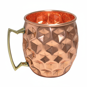 Venta al por mayor de fábrica, la mejor calidad, acabado pulido, estilo clásico, mango de taza de cobre, Apto para lavavajillas para bebidas de cóctel - Product Image 1