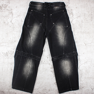 <span class=keywords><strong>Pantaloni</strong></span> Jeans Jeans <span class=keywords><strong>larghi</strong></span> lavati Vintage di alta qualità 100% <span class=keywords><strong>pantaloni</strong></span> in Denim oversize di <span class=keywords><strong>cotone</strong></span> sbiadito da <span class=keywords><strong>uomo</strong></span> - Product Image 2