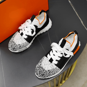 Baskets classiques décontractées pour hommes en cuir souple et durable, avec semelle stable et rebondissante - Product Image 5