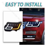 Accessoires de lampe frontale d'assemblage de phare LED automatique SINDAR pour 2014 Land Rover Range Rover Vogue mise à niveau vers 18 VOGUE 4 TYPE d'objectif