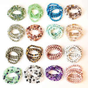 Хит продаж, 8 мм, натуральные целебные круглые хрустальные бусины, кварцевые браслеты, полированные ювелирные изделия, другие хрустальные изделия - Product Image 1