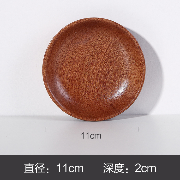 Sapele disc, 11*2cm, made of solid wood