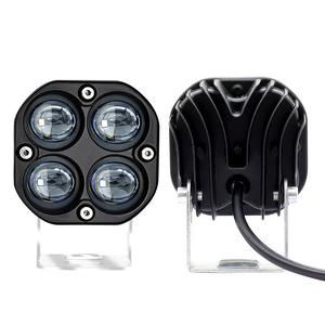 Qideguan 40W Four Leaf Clover <b>Spotlight</b> 68MM LED Lens Motorcycle Truck SUV Light - Product Image 1