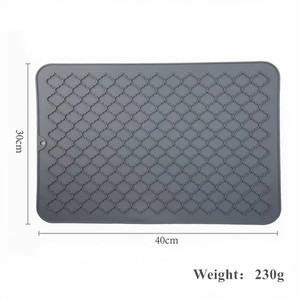 Custom Kitchen <b>Silicone</b> Dish Drying <b>Mat</b> Dish <b>Mat</b> Durable <b>Silicone</b> Dish Drying Pad - Product Image 3
