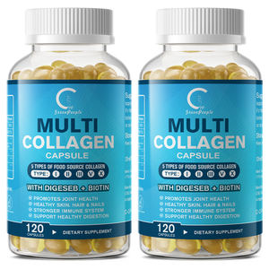 120個免疫サポートカプセルビタミンC加水分解タンパク質多コラーゲン複合ソフトゲルカプセル歯肌髪用 - Product Image 2