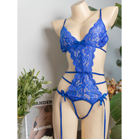 En stock sous-vêtements sexy pour femmes ensembles de lingerie érotique féminine transparente body de lingerie sexy robe teddy vêtements de nuit pour femmes