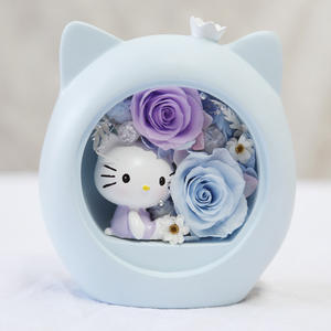 Guirlande lumineuse étoile hello kitty, petite fleur éternelle, pour cadeau de noël, <span class=keywords><strong>boutique</strong></span>, cadeau idéal - Product Image 2