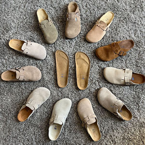 Nouveau élégant anti-dérapant personnalisé Mule chaussures semelle en liège Mule pantoufles pour hommes et femmes-<span class=keywords><strong>prix</strong></span> de gros en cuir véritable de haute qualité - Product Image 2