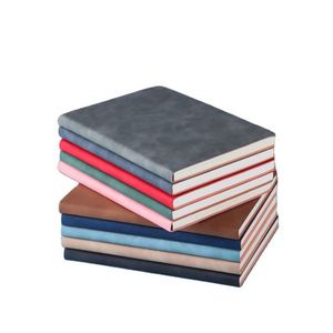 Wholesale Custom A5 Hardcover PU Leather Business Office Notebook Logo High Quality Thread <b>Sewing</b> Spiral Binding 100 Sheets - Product Image 1
