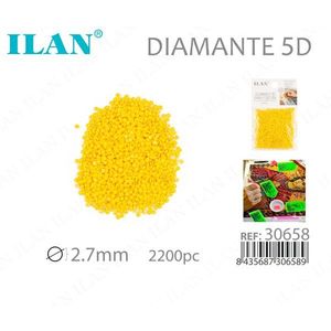 ILAN Diamante 5D 2.7mm Giallo 2200pz per Pittura Diamante - Product Image 2