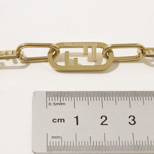 สร้อยคอชoker ดีไซน์เนอร์แบรนด์ดัง ขายส่ง ทำจากสแตนเลส ประดับเพชรซิคอน ชุบทอง สไตล์คริสเตียน ทันสมัย เครื่องประดับจีน - Product Image 6