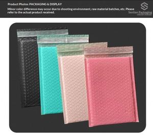 Sacs d'expédition en polybulle personnalisés avec logo, sécurisés, écologiques, imperméables, enveloppes rembourrées protectrices, impression sérigraphique 120 - Product Image 5