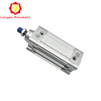 Cylindre pneumatique à double action en aluminium, tête de bloc de cylindre pneumatique de type remplaçable