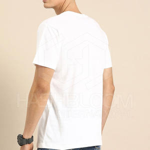 T-shirt pour homme 100% coton, coupe ample, séchage rapide, imprimé avec logo personnalisé, tissu tricoté en vrac, nouvelle collection - Product Image 3