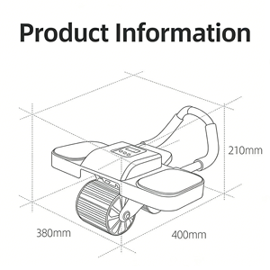 Ruedas Ab Roller de Diseño Avanzado para un Fortalecimiento Abdominal Profundo en Casa, el Gimnasio o <span class=keywords><strong>al</strong></span> Aire Libre - Product Image 4