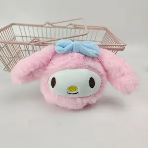 Mix Wholesale 4'' Best Selling Cute Small Pink Melody Cartoon Plush Key Chains Coin Purse