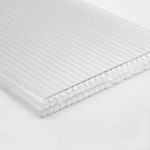 10mm 12mm 14mm 16mm Quatre Couches Multiwall Plastique PC Feuille De <span class=keywords><strong>Polycarbonate</strong></span> Creuse pour Carreaux ou Serre - Product Image 1