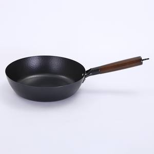26 28 30 32cm Skillets Zhangqiu <strong>Pot</strong> <strong>Fish</strong> Scale Pattern High-grade Steak Frying Pan Uncoated Hand Forged No-COATING Iron <strong>Pot</strong> - Product Image 1
