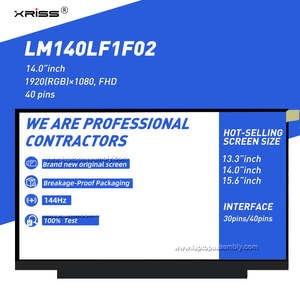 Pantalla LCD IPS de 14 Pulgadas y 40 Pines, 144 Hz, LM140LF1F02 para Portátil ASUS ROG Zephyrus G14 GA401Q PX401Q, Certificación CE, FC y ROHS - Product Image 3