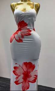 Shiens Style Sexy Women Dress 2025 | Hot Summer Pacas De Ropa Shiens Dress | Fast Fashion Boutique Liquidación Pacas De Ropa Shien - Product Image 3