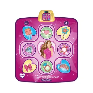 Educativo interattivo elettronico LED PE pieghevole Kids Dancing Light Up Dance Pad, tappetino da ballo per bambini, Dance Pad