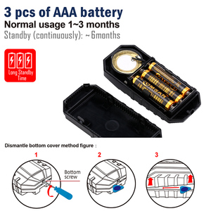 Alarma inalámbrica con <span class=keywords><strong>sensor</strong></span> de vibración antirrobo, alarma de seguridad para bicicleta y motocicleta, resistente al agua, con mando a distancia - Product Image 5