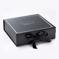 Scatola regalo di abbigliamento pieghevole di fascia alta con Logo personalizzato con nastro di lusso camicie da sposa scarpe magnetiche scatola di imballaggio vestiti per bambini