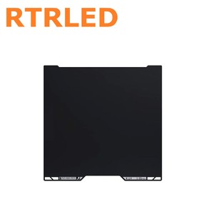 Placa de Construcción de Doble Cara con Recubrimiento de Polvo <span class=keywords><strong>PEI</strong></span> Texturizado para Impresora 3D Bambu Lab H2D/H2S, Lámina de Acero Flexible Dorada y Negra - Product Image 1