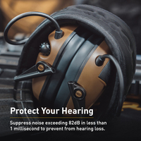Casque tactique Bluetooth avec protection auditive électronique certifié CE ROHS
