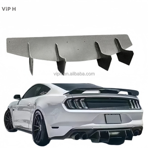Diffuseur arrière en carbone véritable de style Viph MD pour Mustang (USA) - Noir, fixation par vis, ajustement universel - Product Image 5