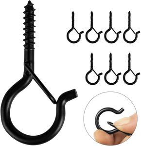 Q-móc Áo, Móc Vít Cho Đèn Dây Ngoài Trời-Móc Trần Để Treo Cây Chuông Gió, Thiết Kế Khóa An Toàn, Chống Gió, - Product Image 3