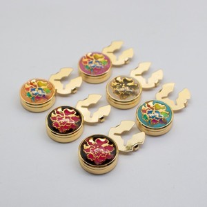 Boutons de manchette en émail français, cache-boutons de chemise, broches, clous de manchette et décorations de boutons - Product Image 1