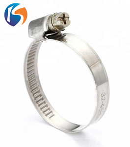 Abrazadera de manguera de ancho de banda de acero inoxidable automotriz ajustable personalizada de 9mm tipo alemán 201 y 304 <span class=keywords><strong>Claps</strong></span> - Product Image 6