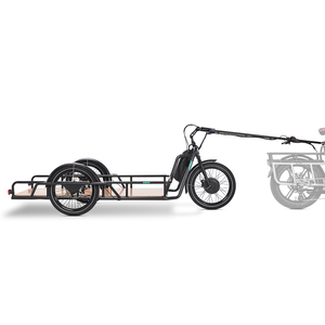 <span class=keywords><strong>Remorque</strong></span> électrique de cargaison de tricycle de roues de l'acier au carbone 3 pour le transport de bicyclette - Product Image 3